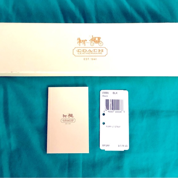 Authentic NWT In Box Coach Poppy Black Watch-Style V888 - Picture 6 of 6